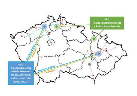 Mapa znázorňujúca miesto výkonu práce