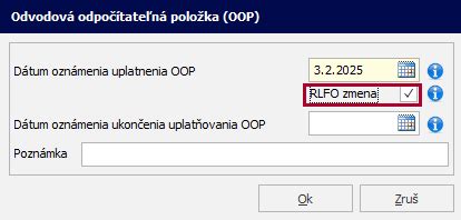 Uplatnenie odvodovej odpočítateľnej položky