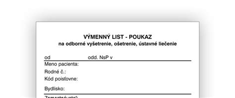 Výmenný lístok