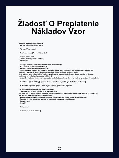 Informačná grafika o procese žiadosti o preplatenie nákladov