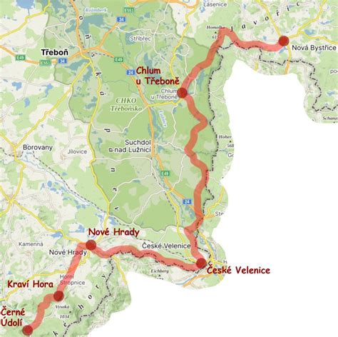 Mapa Ilavskej kotliny s vyznačenou obcou Tuchyňa