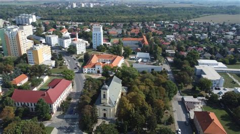 Mesto Šaľa - mapa so zvýraznenými športovými areálmi