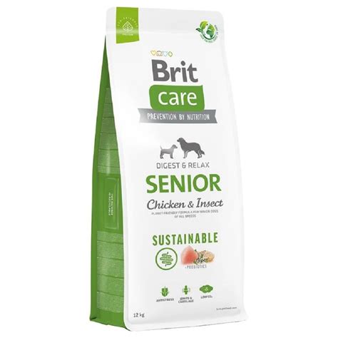 Graf vekového rozdelenia psov pre krmivá Brit Senior