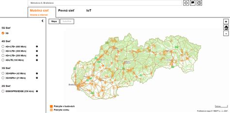 Mapa dostupnosti mobilných hospicov na Slovensku