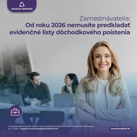 Zmeny v lehotách pre zamestnávateľov a Sociálnu poisťovňu
