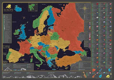 Mapa Európy s vyznačeným Európskym súdom pre ľudské práva