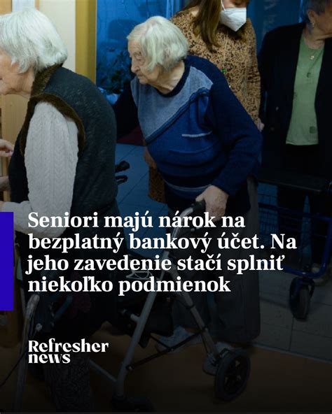 Bezplatný bankový účet pre dôchodcov