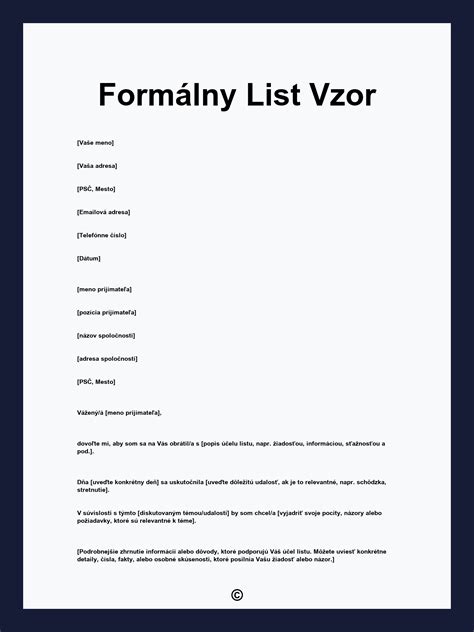 Formálny úradný dokument