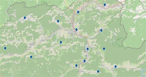 Mapa umiestnenia táborov nútených prác v bývalom ZSSR