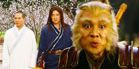 Jackie Chan a Jet Li vo filme The Forbidden Kingdom