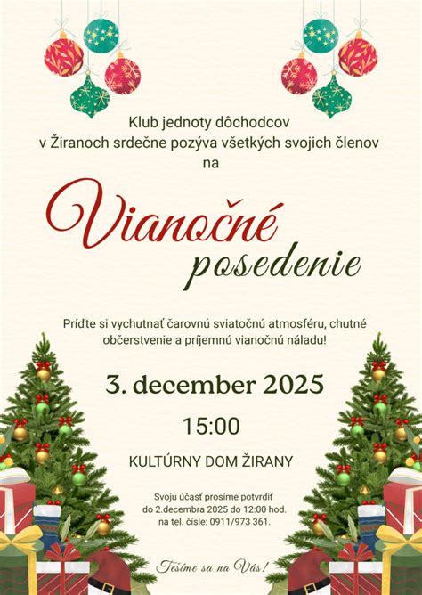 Vianočné posedenie seniorov v kultúrnom dome s vyzdobeným stromčekom