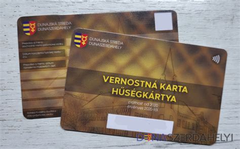 Vernostná karta Patince Aqua Card