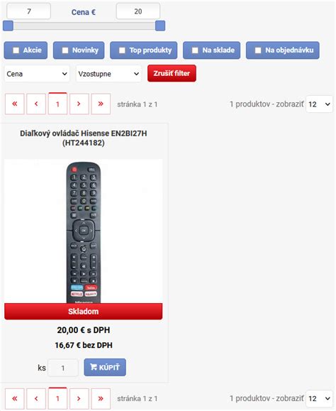 Zoznam kompatibilných modelov TV Thomson