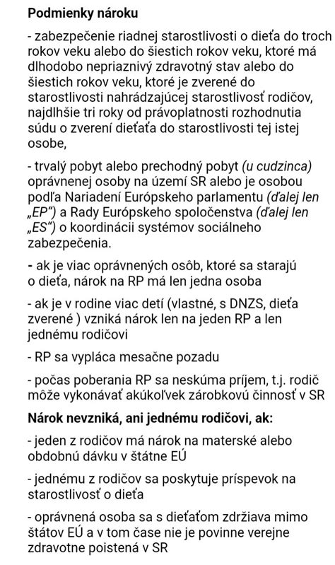 Infografika: Kto môže poberať rodičovský príspevok?