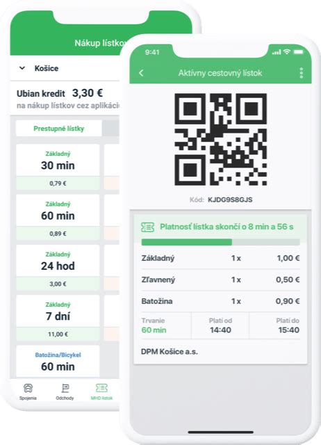 Aplikácia UBIAN na smartfóne