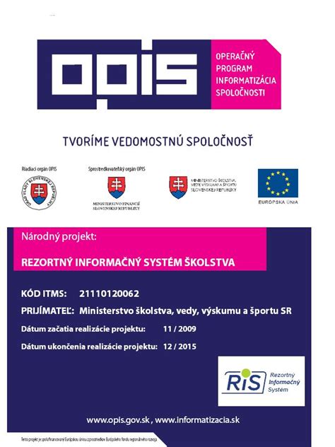 Elektronický informačný systém Ministerstva školstva