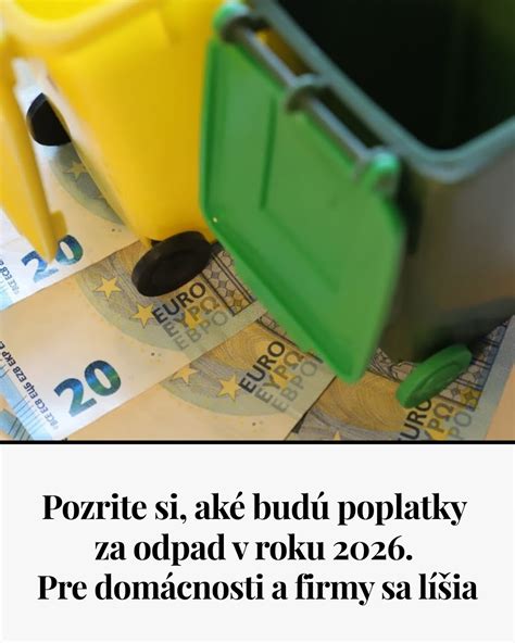 Dôvody zvyšovania poplatkov za odpad
