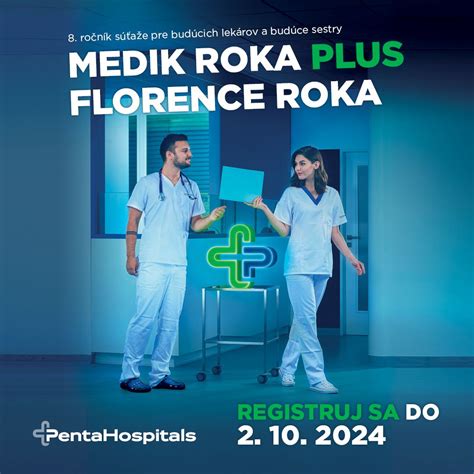 Študenti medicíny počas súťaže Medik roka plus Florence roka