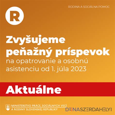 Infografika: Kľúčové zmeny v príspevku na opatrovanie od roku 2024/2025