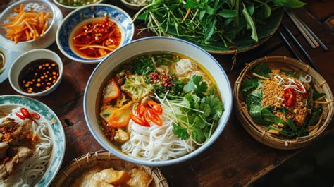 Kuchár pripravujúci vietnamské jedlo