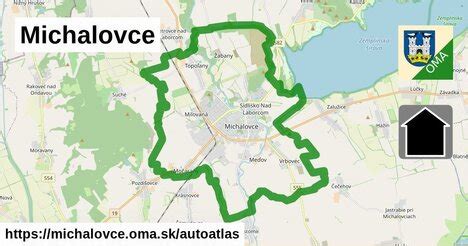 Mapa služieb v okrese Michalovce