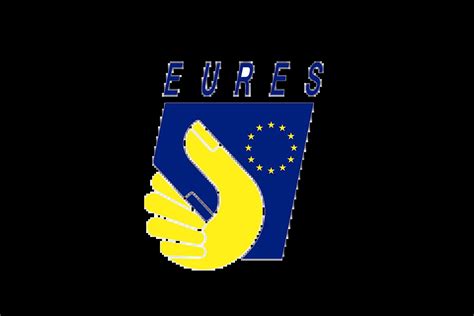 Logo EURES JOB DAY s obrázkom ľudí, ktorí si podávajú ruky