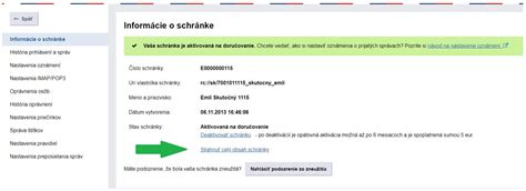 Ikona elektronickej schránky s notifikáciou