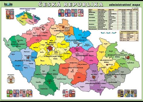 Mapa Slovenska a Českej republiky s vyznačením spolupráce