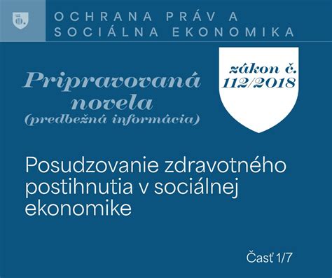 Infografika: Kľúčové ustanovenia Zákona o sociálnej ekonomike