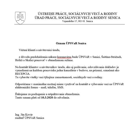 Tím zamestnancov UPSVaR Senica
