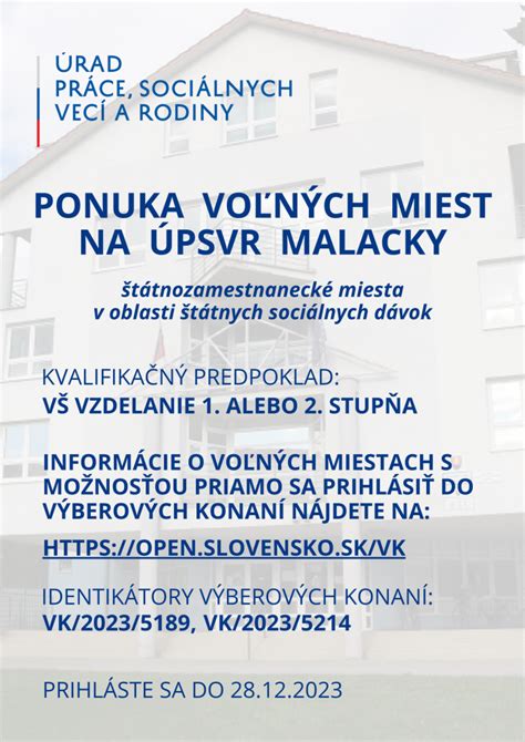 Kontaktné informácie na ÚPSVR Levice