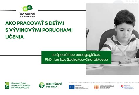 Charakteristické znaky kresieb u detí s vývinovými poruchami