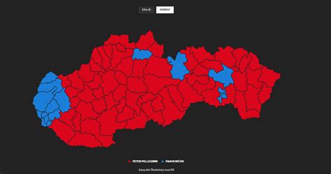 Mapa Slovenska s počtom invalidných dôchodcov v jednotlivých krajoch