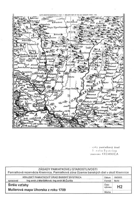 Mapa Kremnice s vyznačenými špeciálnymi školami