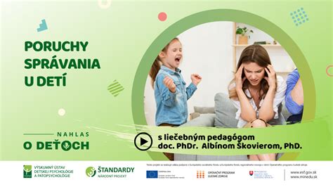 Dôsledky porúch správania u detí