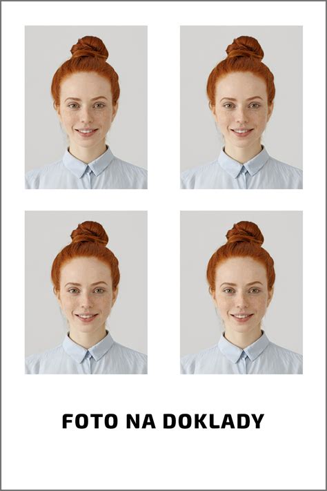 Príklad správnej fotografie na doklady