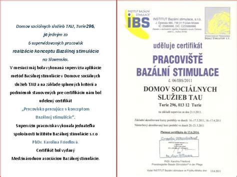 Schéma konceptu bazálnej stimulácie