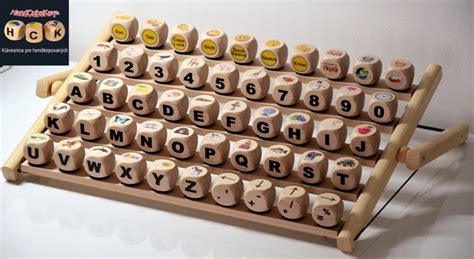 Drevená klávesnica HandCubeKeys s maňuškou