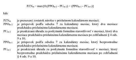 Schéma stupňov odkázanosti a nároku na príspevok