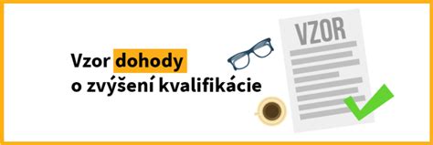 Ilustrácia dohody o zvýšení kvalifikácie