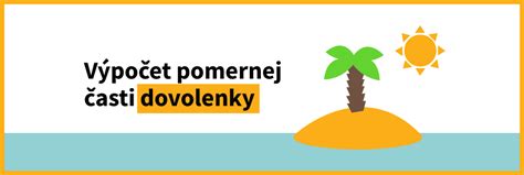 Výpočet dovolenky - grafické znázornenie