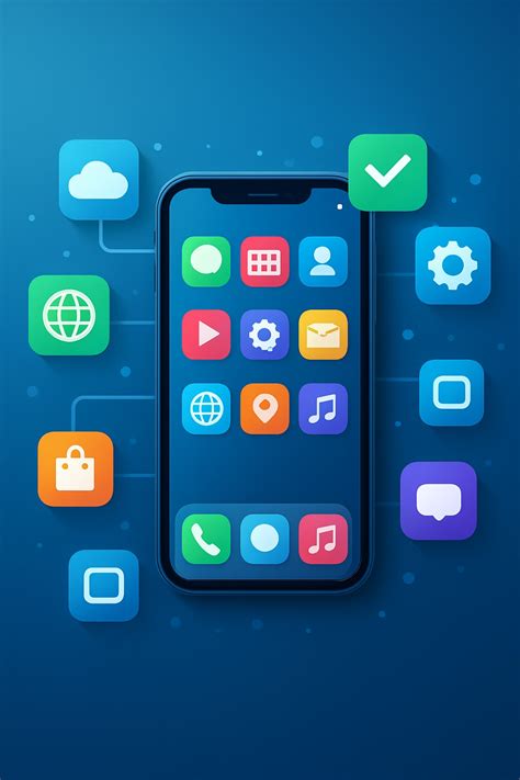 Ilustrácia rôznych jazykových aplikácií na mobilnom telefóne