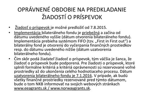 Schematické znázornenie procesu vybavovania žiadosti o príspevok