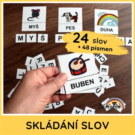 Schéma vyhľadávania slov podľa dĺžky a pozície písmen