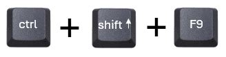 Používanie klávesovej skratky Ctrl + Shift + F9 na hromadné odstránenie odkazov