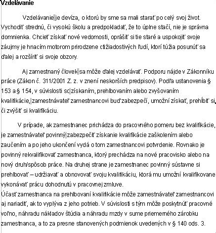 Dohoda o zvyšovaní kvalifikácie