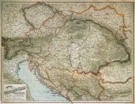 Mapa: Rakúsko a Slovensko