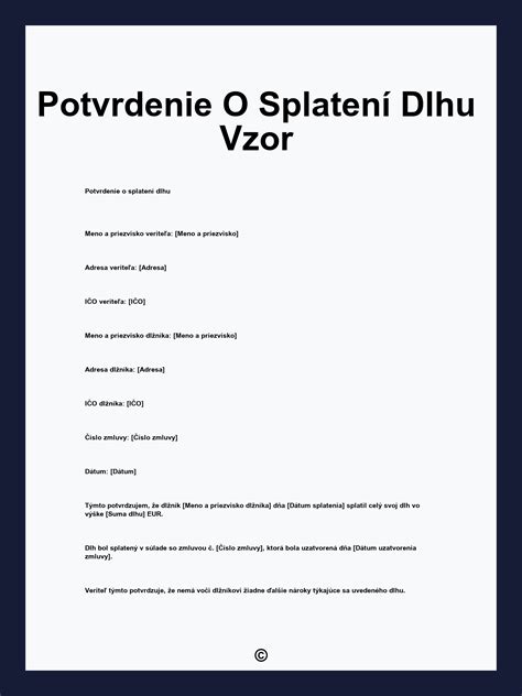 Možnosti splatenia dlhu