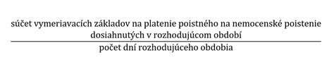 Graf: Rozhodujúce obdobie pre výpočet nemocenského