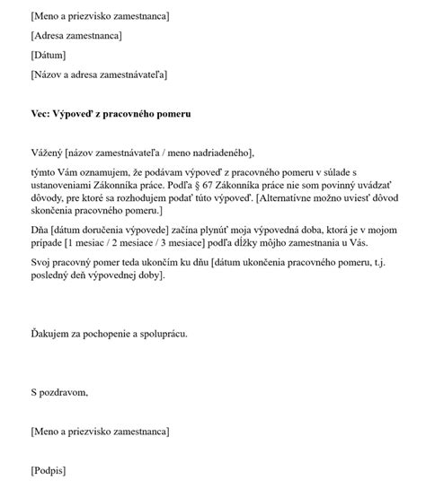 Zamestnanec oznamuje PN zamestnávateľovi